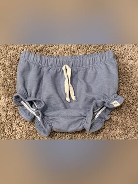 Little Road Co. Blue Ruffle Bloomers Shorts 18-24M